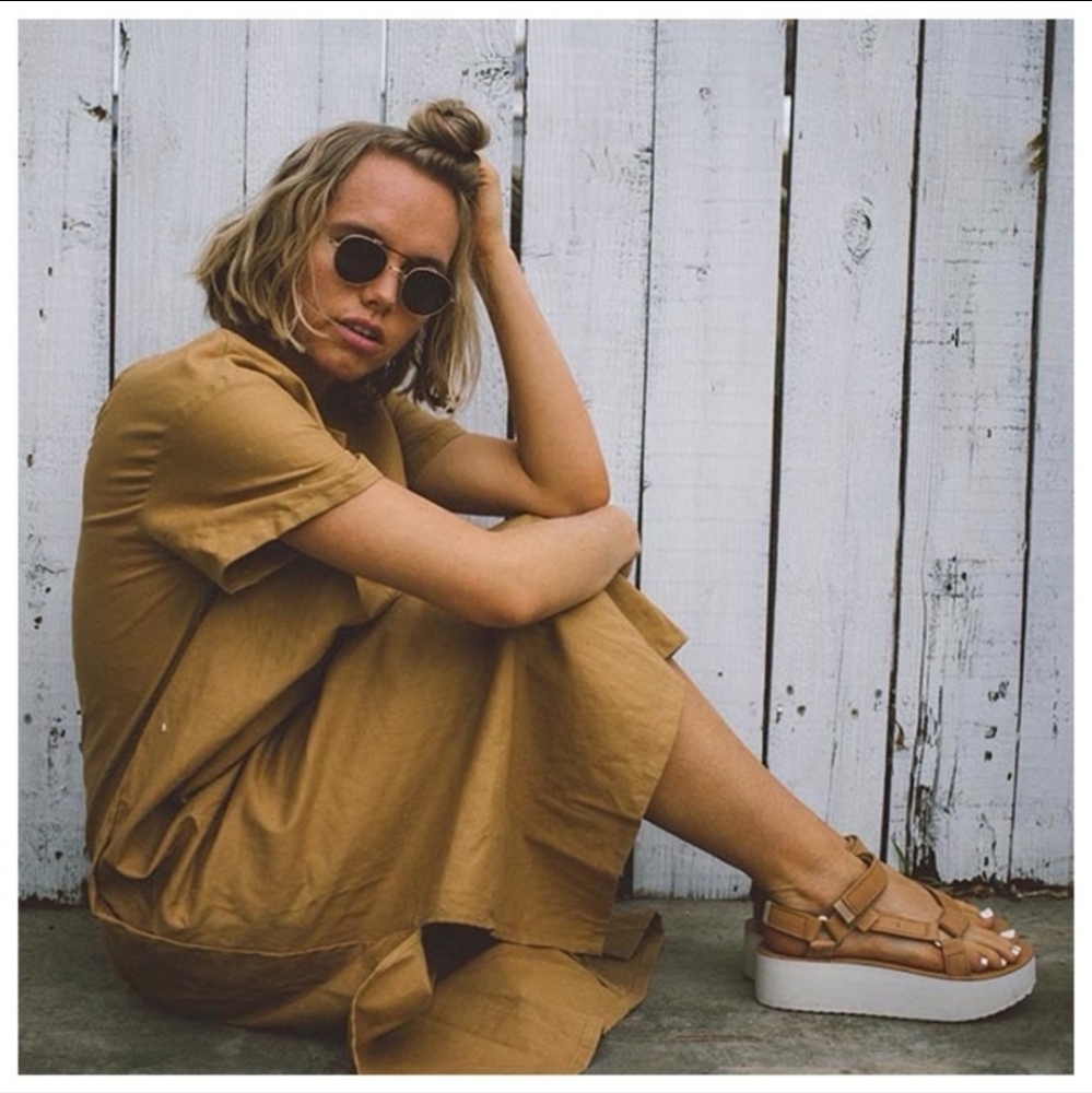 ISO Free People Teva Universal Crafted Flatform